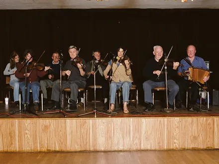 The Boston Comhaltas Ceili Band performing