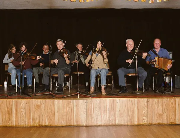 The Boston Comhaltas Ceili Band performing traditional Irish music